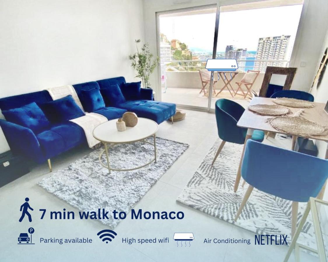 Appartamento Luxurious Flat At 5 Min By Walk To Monaco, Free Parking And Sea View Beausoleil Esterno foto